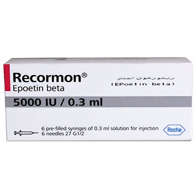 RECORMON 5000 IU ( EPOETIN-BETA ) 0.3 ML SOLUTION FOR INJECTION — 6 PREFILLED SYRINGES